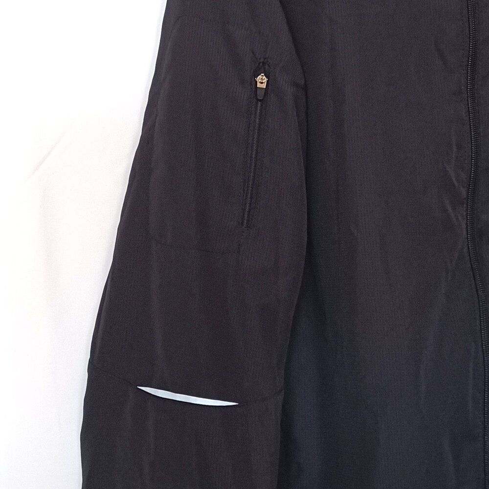 C9 Champion Women's Large Black Track Jacket Full Zip Reflective Zip Pockets - Picture 7 of 14